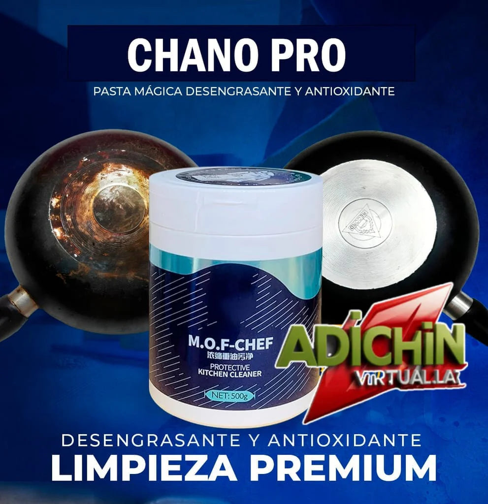 Polvo Desengrasante Multiusos M.O.F. Chano para Limpieza Profunda